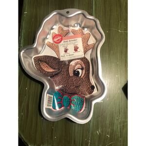 Wilton Enterprises Vintage NEW Rudy Reindeer Cake Pan Year 2000
